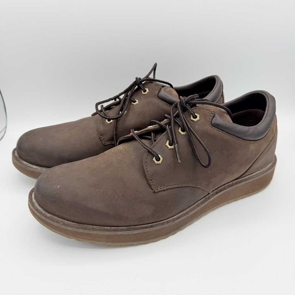 L.L.Bean Shoes Mens Size 13 Brown Nubuck Lace Up Comfort Casual Oxford Work